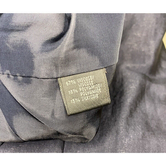 Lafayette 148 Blazer Womens Size 18 Blue Red Button Career Wear Professional - Picture 8 of 14